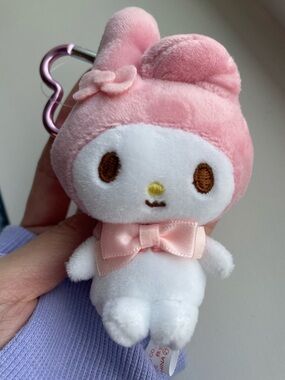 Authentic Sanrio My Melody Plush Keychain – NEW